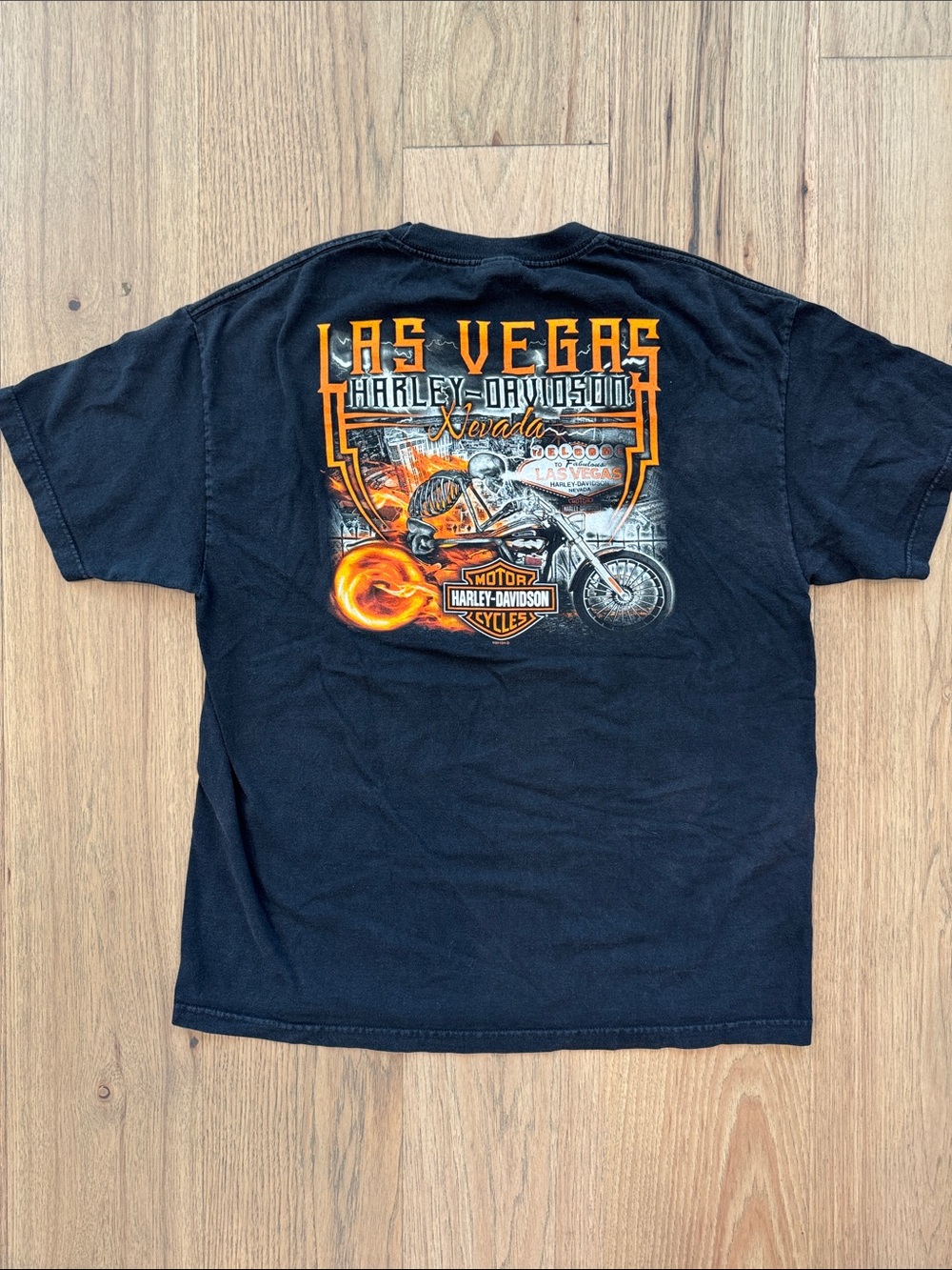 Harley-Davidson Las Vegas Men’s XL Short Sleeve Graphic T-Shirt Moto Biker